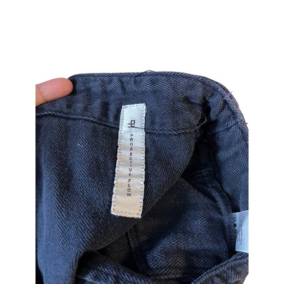 Prospective Flow Kaze Sashiko Pants Black Cotton Japanese Military Pant Mens 28 - Picture 9 of 12